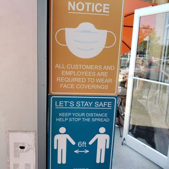 Teriyaki Bistro - a sign stating customers to wear face coverings - Japanese Near Me - Issaquah, Washington Teriyaki Bistro - a sign stating customers to wear face coverings - Japanese Near Me - Issaquah, Washington