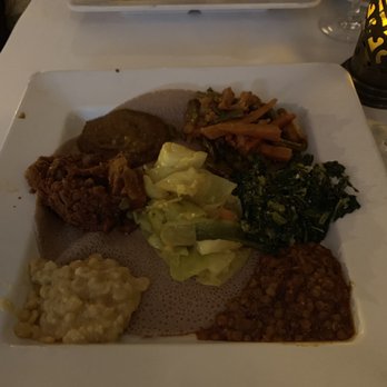 Das Ethiopian - Veggie Platter - Ethiopian Near Me - Washington, DC, District of Columbia