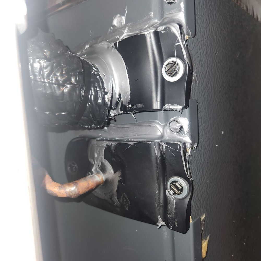 Chris Heating and Cooling - I had them reseal these components as there was air leakage. - Heating & Air Conditioning/HVAC Near Me - West Chicago, Illinois Chris Heating and Cooling - I had them reseal these components as there was air leakage. - Heating & Air Conditioning/HVAC Near Me - West Chicago, Illinois