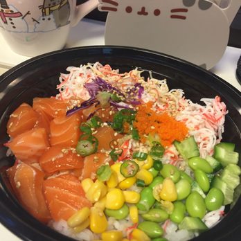 Photo of Bimi Poke - San Francisco, CA, United States. Salmon poke bowl through Mealpal