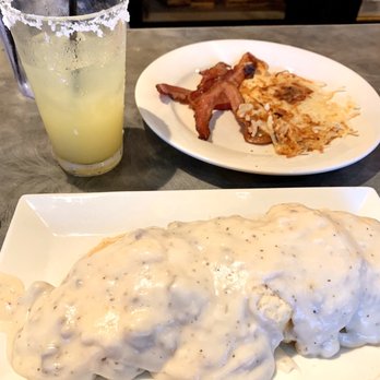 The Egg Bistro - Margarita and biscuits and gravy with bacon and hash browns - Breakfast & Brunch Near Me - Chesapeake, Virginia The Egg Bistro - Margarita and biscuits and gravy with bacon and hash browns - Breakfast & Brunch Near Me - Chesapeake, Virginia
