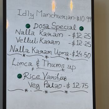 Lepakshi Restaurant - Specials that are not the menu - Indian Near Me - Guelph, Ontario