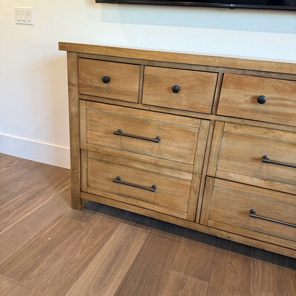 Ashley Store - Drawers look like a toddler put the dresser together. - Furniture Stores Near Me - Portland, Oregon