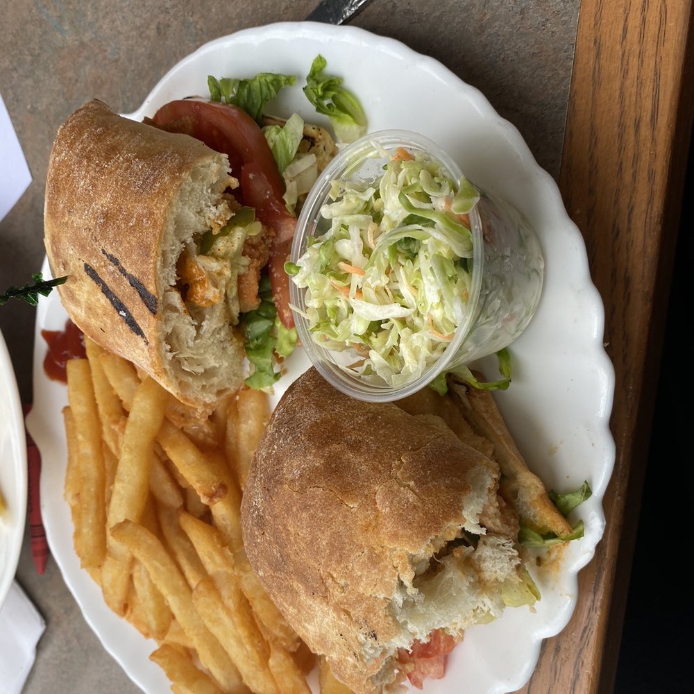 PJ’s Place - The Shrimp Po Boy was sooo delicious! Sorry I took a bite then took a picture hehehe - Seafood Near Me - Seaside Heights, New Jersey PJ’s Place - The Shrimp Po Boy was sooo delicious! Sorry I took a bite then took a picture hehehe - Seafood Near Me - Seaside Heights, New Jersey