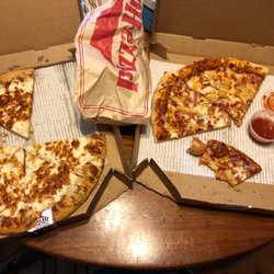 Pizza Hut - Half gone already.