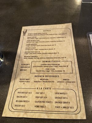 Menu photo 1 Taxman CityWay Indianapolis, IN Menu photo 1 Taxman CityWay Indianapolis, IN