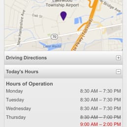 Hours as advertised on fedex.com Hours as advertised on fedex.com