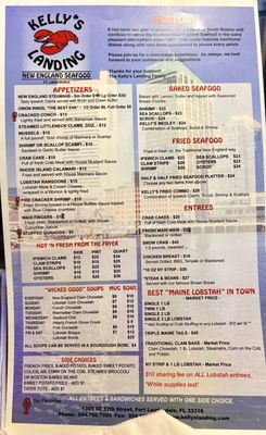 Menu photo 3 Kelly's Landing Fort Lauderdale, FL Menu photo 3 Kelly's Landing Fort Lauderdale, FL