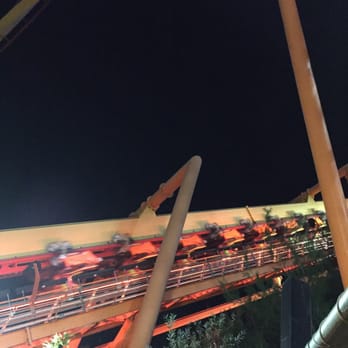 Tatsu - Tatsu Night Lift Hill! - Amusement Parks Near Me - Valencia, California