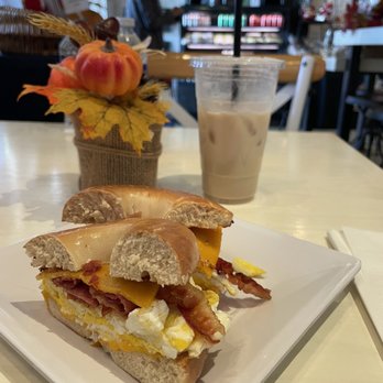 Java Bakery Cafe - Sunrise on a plain bagel - Coffee & Tea Near Me - Newport Beach, California Java Bakery Cafe - Sunrise on a plain bagel - Coffee & Tea Near Me - Newport Beach, California
