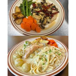 My Little Italy - Veal Pillard top photo
Alfredo and Salmon champana combo bottom photo