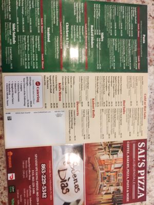 Menu photo 2 Sal's Pizza Auburndale, FL
