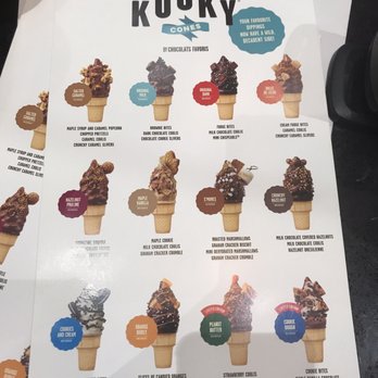 Chocolats Favoris - The "Kooky" cones menu - Chocolatiers & Shops Near Me - Aurora, Ontario Chocolats Favoris - The "Kooky" cones menu - Chocolatiers & Shops Near Me - Aurora, Ontario