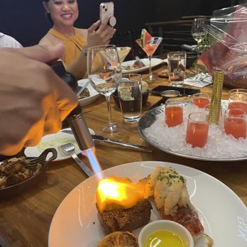 STK Steakhouse - Melting butter on my steak - Bars Near Me - Denver, Colorado STK Steakhouse - Melting butter on my steak - Bars Near Me - Denver, Colorado