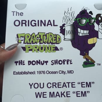 Fractured Prune - Carry out box - Donuts Near Me - Ocean City, Maryland