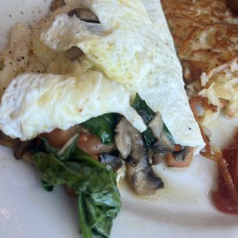 Miller's Cafe - Spinach & Mushroom Omelette - American Near Me - Brentwood, California Miller's Cafe - Spinach & Mushroom Omelette - American Near Me - Brentwood, California