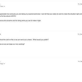 West Coast Moving Systems - The offering of a partial refund of $770 which he says he is offering due to the horrible experience I had), which I accepted - Movers Near Me - Oakland, California West Coast Moving Systems - The offering of a partial refund of $770 which he says he is offering due to the horrible experience I had), which I accepted - Movers Near Me - Oakland, California