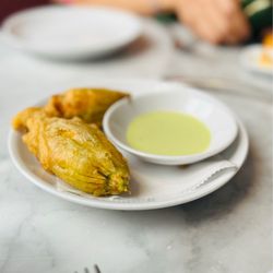 SRV Boston - Stuffed fired zucchini flower