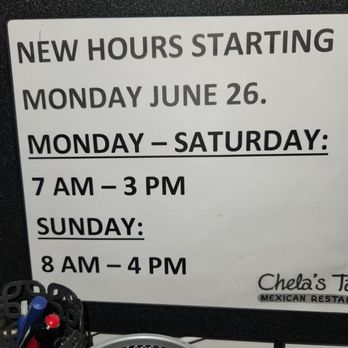 Chela's Tacos - New hours coming up! - Mexican Near Me - San Antonio, Texas Chela's Tacos - New hours coming up! - Mexican Near Me - San Antonio, Texas