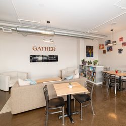 Maydan Cafe - Gather at Maydan- chat with friends or cozy up with a book. Enjoy the beautiful locally made artwork.