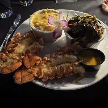 Noir Kitchen & Cocktails - Lobster, greens and macaroni and cheese. - Soul Food Near Me - Nashville, Tennessee