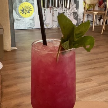 Paperfish Sushi - Dragon Fruit Mule (sans alcohol; much better for taste!) - Sushi Bars Near Me - Miami, Florida Paperfish Sushi - Dragon Fruit Mule (sans alcohol; much better for taste!) - Sushi Bars Near Me - Miami, Florida