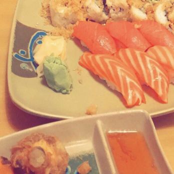 Oishii - Excuse the low quality photo, I was hungry after waiting an hour and a half - Sushi Bars Near Me - Houston, Texas Oishii - Excuse the low quality photo, I was hungry after waiting an hour and a half - Sushi Bars Near Me - Houston, Texas