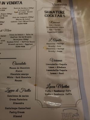 Menu photo 4 Varenna Cancún, ROO
