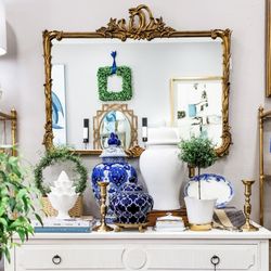 Self Indulgence - Antique gilt mirrors add the perfect French flair to any space!