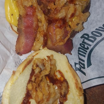 Farmer Boys - Asked for extra barbq sauce . Don't think I got it. At least it was cooked rite . - Burgers Near Me - Lancaster, California