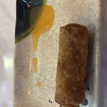 KungFu Chef - Egg Roll after I added duck sauce - Asian Fusion Near Me - The Villages, Florida KungFu Chef - Egg Roll after I added duck sauce - Asian Fusion Near Me - The Villages, Florida