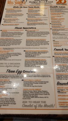 Menu photo 2 Miss Shirley's Cafe, Inner Harbor Baltimore, MD