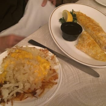 Rex's Innkeeper - Hash browns and broiled walleye - Seafood Near Me - Waunakee, Wisconsin Rex's Innkeeper - Hash browns and broiled walleye - Seafood Near Me - Waunakee, Wisconsin