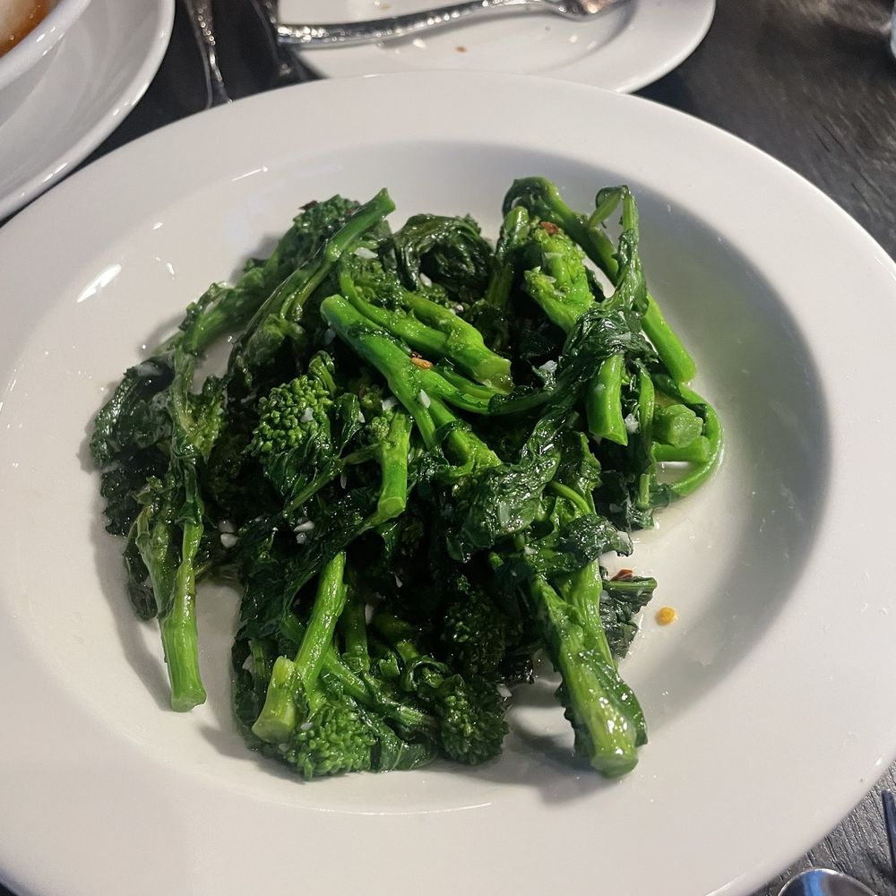 Gibraltar - Broccoli rabe as a side. Cooked really well, did not taste bitter at all. - New American Near Me - Lancaster, Pennsylvania