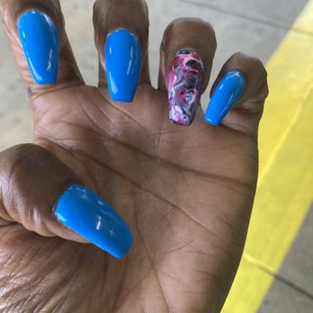 Vivi Nail Spa - Vincent did my nails today, even though I definitely wanted glow in the dark nails he still looked out - Nail Salons Near Me - North Bethesda, Maryland