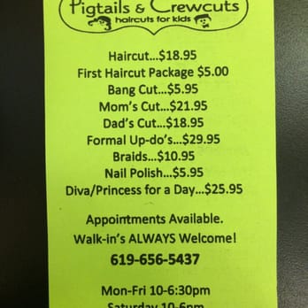 Pigtails & Crewcuts - Kids Hair Salons Near Me - Chula Vista, California Pigtails & Crewcuts - Kids Hair Salons Near Me - Chula Vista, California