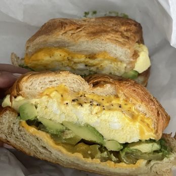 Fresh and Best Cafe 2 - Egg & Cheese Sandwich w/ Avocado - Vietnamese Near Me - Oakland, California