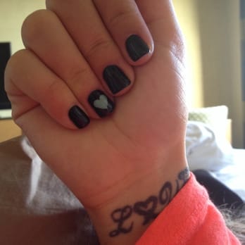 Sugar Nails & Lashes - Black with a mint green accent - Nail Salons Near Me - Orange, California Sugar Nails & Lashes - Black with a mint green accent - Nail Salons Near Me - Orange, California