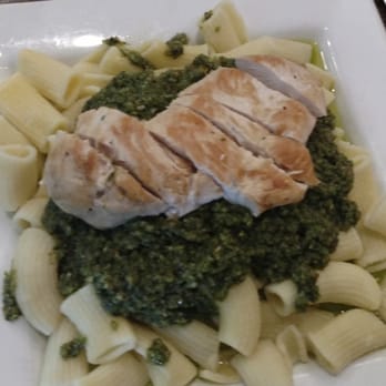 Mama Rose's - Homemade rigatoni with basil pesto sauce and grilled chicken - Italian Near Me - Estes Park, Colorado