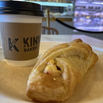 Kinka’s Bakery Cafe - Guava and cheese danish with a cafe con leche. - Latin American Near Me - Lutz, Florida Kinka’s Bakery Cafe - Guava and cheese danish with a cafe con leche. - Latin American Near Me - Lutz, Florida