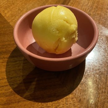 Madera - Homemade Tangerine Sorbet - New American Near Me - Menlo Park, California