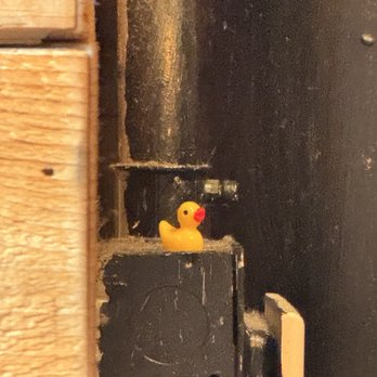 SUSHI-SAN - Caught my eye- a tiny duck on a shelf - Sushi Bars Near Me - Chicago, Illinois SUSHI-SAN - Caught my eye- a tiny duck on a shelf - Sushi Bars Near Me - Chicago, Illinois