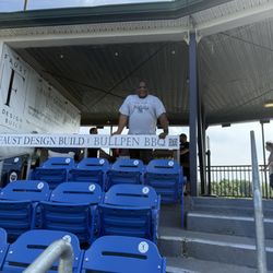 Hudson Valley Renegades - My brother overlooking Stadium