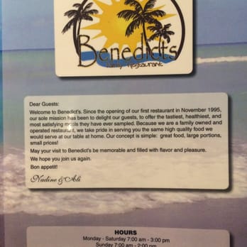 Benedict's Restaurant - New American Near Me - Dunedin, Florida