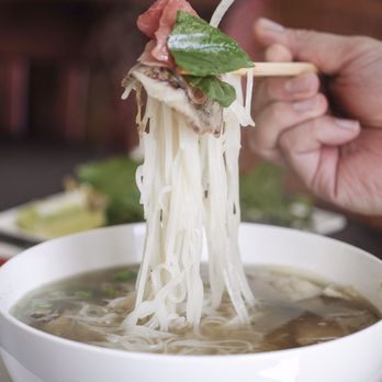 Pho 544 - Obligatory noodle pull!! - Vietnamese Near Me - Murphy, Texas