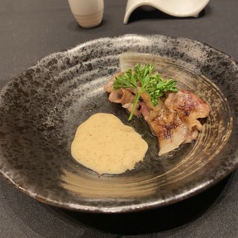 Omaniku - A5 Wagyu with goma sauce - Asian Fusion Near Me - San Gabriel, California