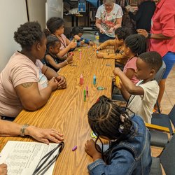 Summer Vacation Bible School. Craft Room