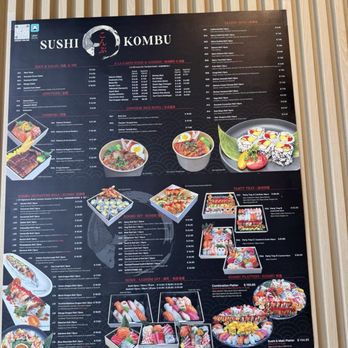 Sushi Kombu - menu - Japanese Near Me - Toronto, Ontario Sushi Kombu - menu - Japanese Near Me - Toronto, Ontario