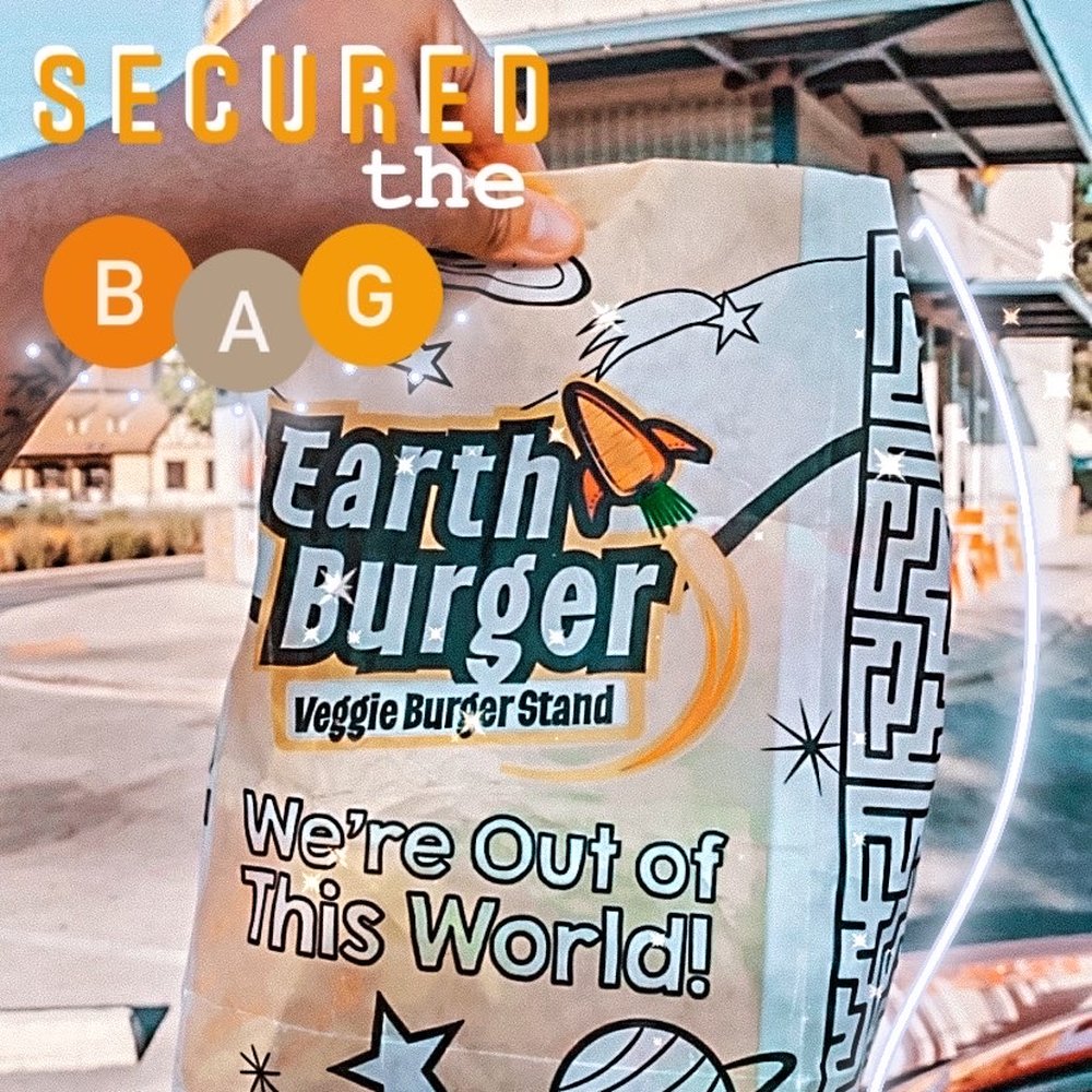 Earth Burger - To go bag - Burgers Near Me - San Antonio, Texas