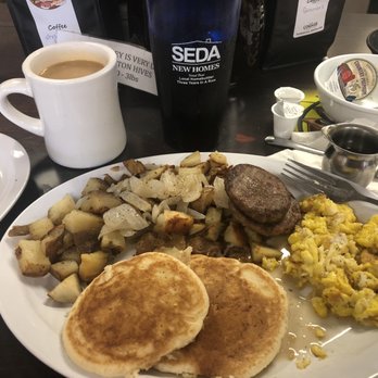 Grinder's American Diner - Same Old Grind w/ Baby Cakes and a side of Bacon Same Old Grind - Breakfast & Brunch Near Me - Jacksonville, Florida Grinder's American Diner - Same Old Grind w/ Baby Cakes and a side of Bacon Same Old Grind - Breakfast & Brunch Near Me - Jacksonville, Florida